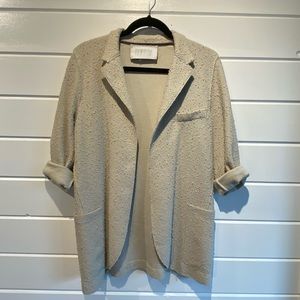 Harris Wharf London Relaxed Open Textured Blazer